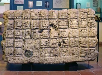 Back of Altar U from Copan, Late Classic Period (795 AD)